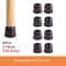 Premium Chair Leg Caps HeavyDuty Rubber Feet Felt Furniture Leg Protectors Fits Round Square Leg 11