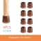 Premium Chair Leg Caps HeavyDuty Rubber Feet Felt Furniture Leg Protectors Fits Round Square Leg 12
