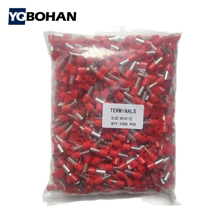 1000pcs Insulated Wire Ferrules Assortment E0508E2508 Cord End Terminals Wire Ferrule Kit 1