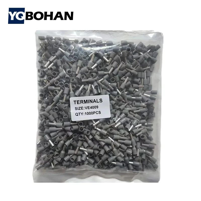 1000pcs Insulated Wire Ferrules Assortment E0508E2508 Cord End Terminals Wire Ferrule Kit 4