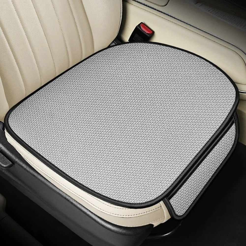 CoolRide Ice Silk Car Seat Cushion Cover Breathable NonSlip Universal Fit Comfort Pad 6