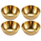 Elegant Stainless Steel Golden Sauce Appetizer Serving Dishes Set 0