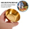 Elegant Stainless Steel Golden Sauce Appetizer Serving Dishes Set 3