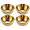 Elegant Stainless Steel Golden Sauce Appetizer Serving Dishes Set 9