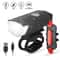 ProRide Dual USB Rechargeable Bike Light Set Front Rear LED Cycling Lights 0