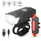 ProRide Dual USB Rechargeable Bike Light Set Front Rear LED Cycling Lights 7