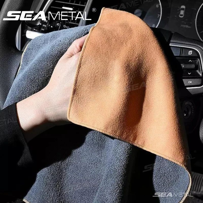 Premium DoubleSided Microfiber Car Wash Towel UltraSoft Car Drying Towel With High Water Absorptio 0
