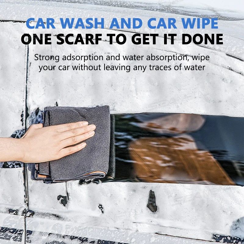Premium DoubleSided Microfiber Car Wash Towel UltraSoft Car Drying Towel With High Water Absorptio 5
