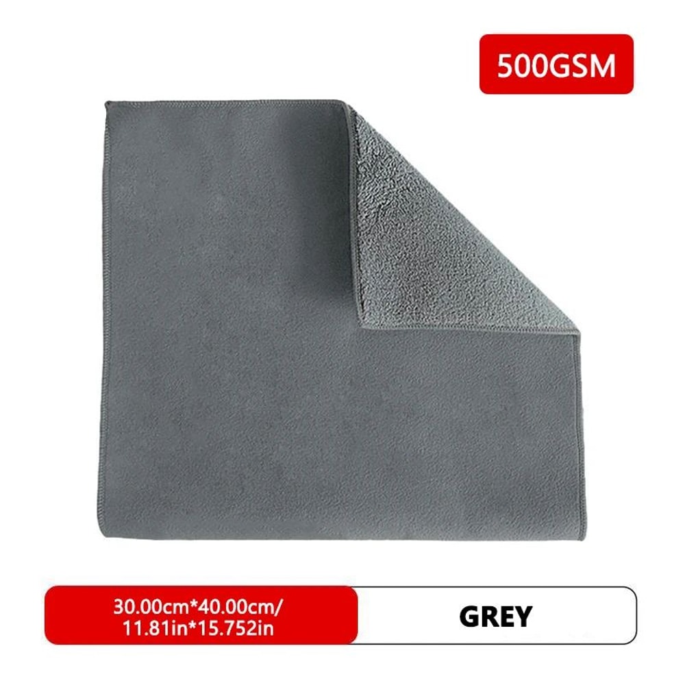 Premium DoubleSided Microfiber Car Wash Towel UltraSoft Car Drying Towel With High Water Absorptio 7
