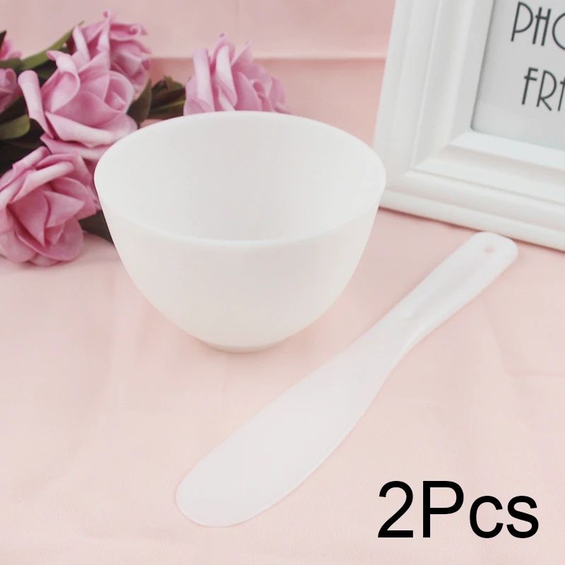 Silicone Face Mask Mixing Bowl Set With Brush Spatula DIY Skincare Mixing Tools 12