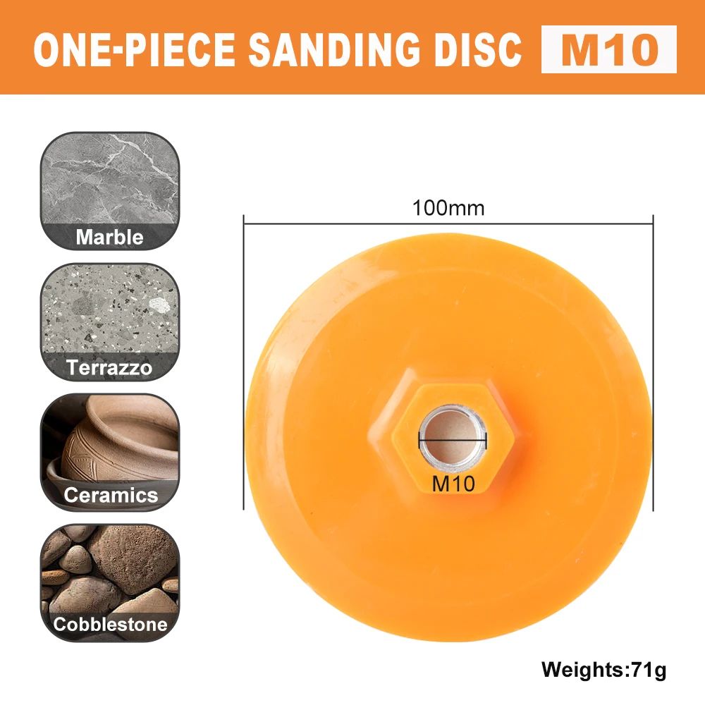 Premium 125 Mm Angle Grinder Polishing Disc For Ceramic Tile Marble Granite Edge Finishing 6