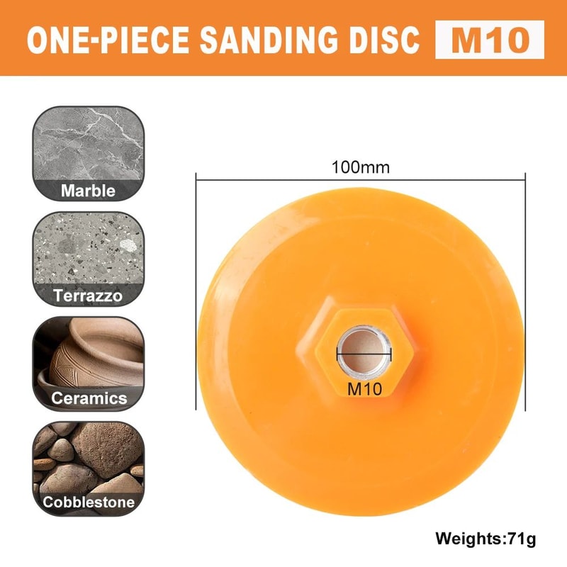 Premium 125 Mm Angle Grinder Polishing Disc For Ceramic Tile Marble Granite Edge Finishing 6