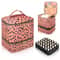Portable Nail Polish Cosmetic Organizer Case 30Grid Travel Storage Bag With Handle 10