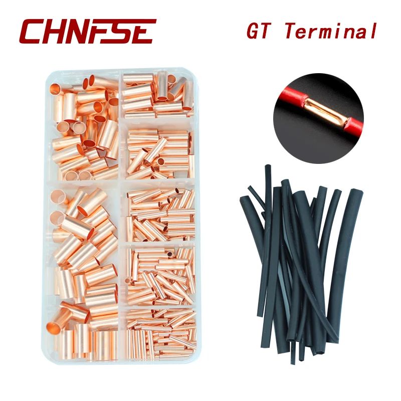 HeavyDuty Copper Wire Connector Crimp Terminal Kit With Precision Crimping Tool 1