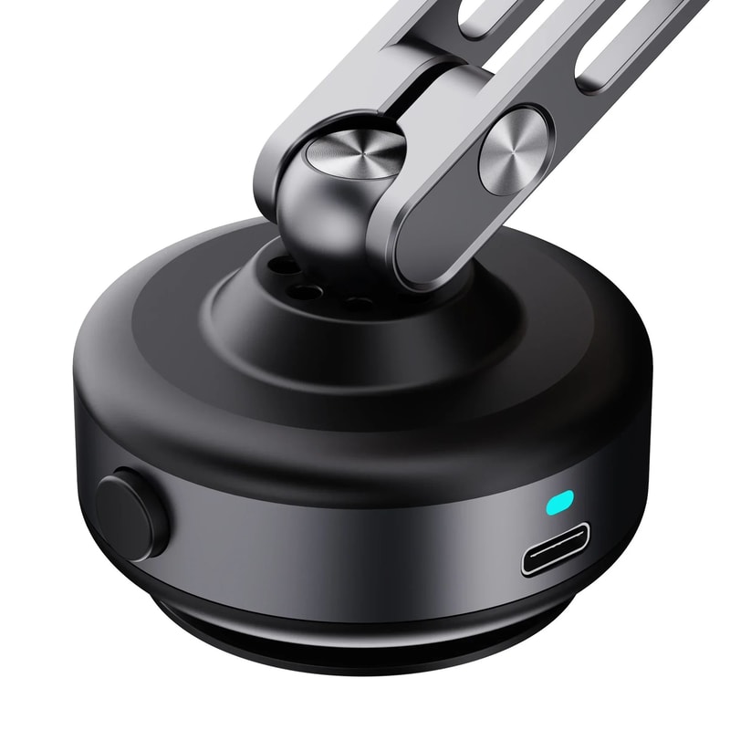 Universal 360 Magnetic Car Phone Mount With Vacuum Suction Grip 3
