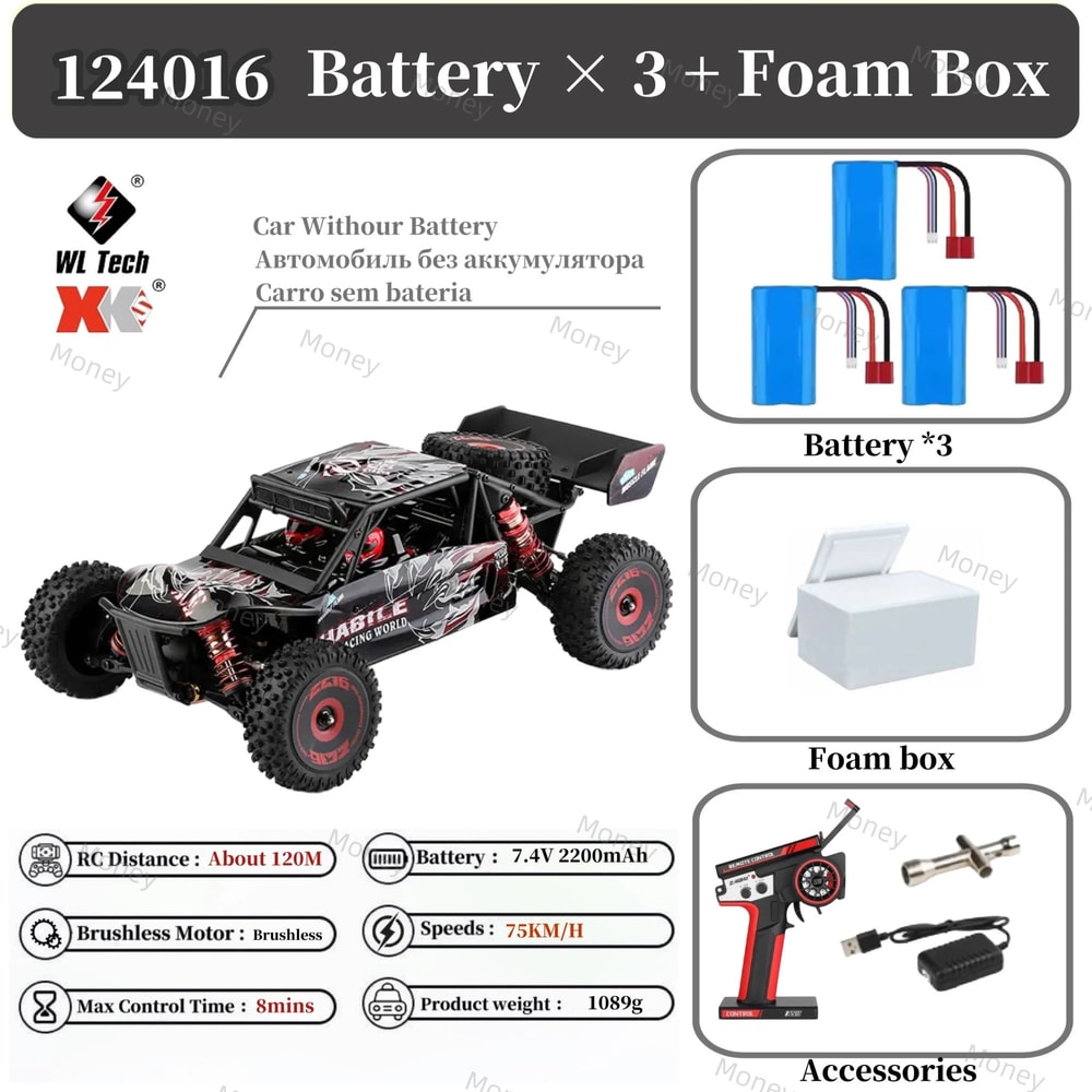 Ultimate 4WD HighSpeed RC Car Brushless OffRoad Racer 8