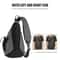UrbanShift USB Sling Backpack One Shoulder Travel Cycling Crossbody Bag 3