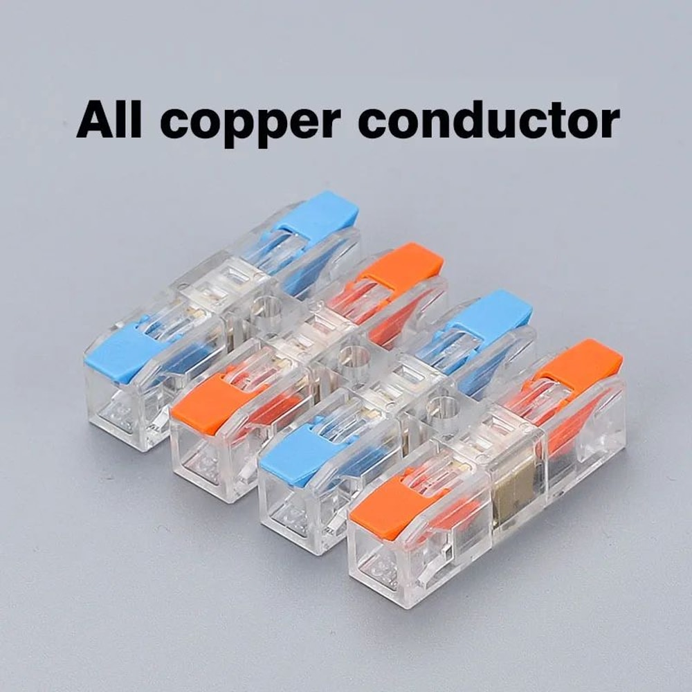 Compact PushIn Wiring Terminal Block Connector 212 Pin Screwless Quick Press 1