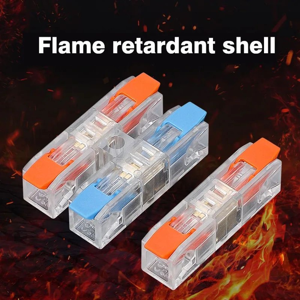 Compact PushIn Wiring Terminal Block Connector 212 Pin Screwless Quick Press 2