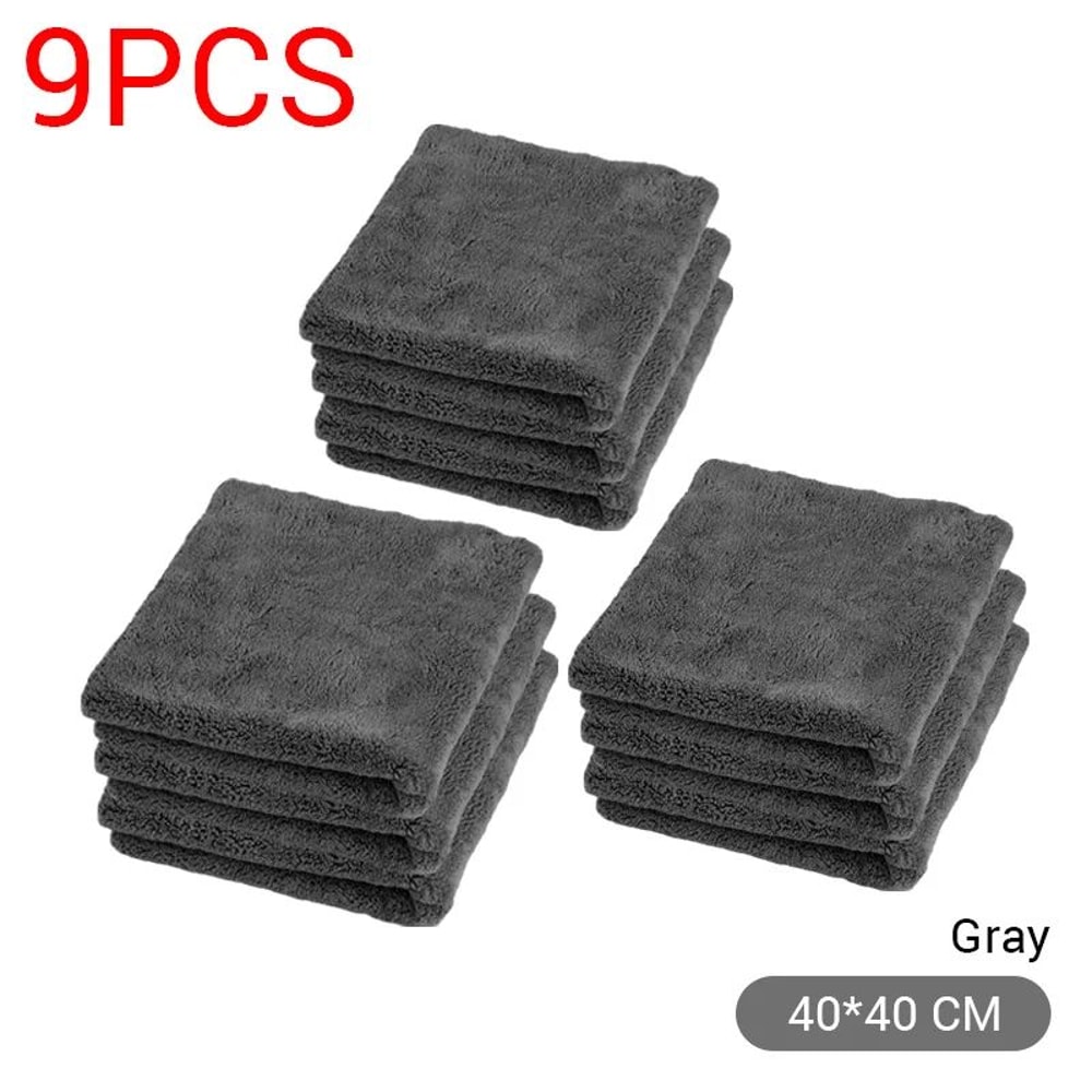 Premium Microfiber Car Drying Cleaning Towel UltraAbsorbent 600GSM Car Wash Cloth 13