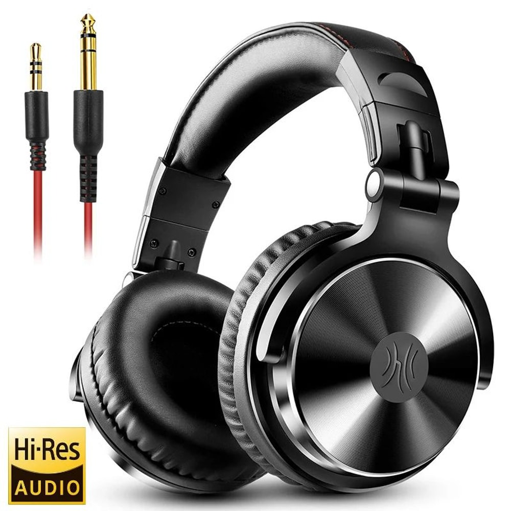 OneOdio Pro Studio Wired DJ Headphones Professional Wired DJ Headphones With Mic DualDuty Cable 6