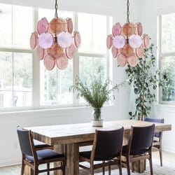 italian red cloud glass pendant lights – designer ceiling lamp for dining room & home interior