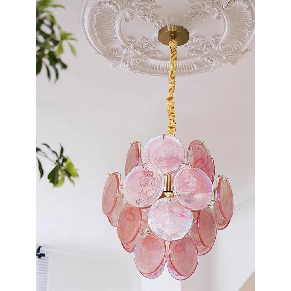 Italian Red Cloud Glass Pendant Lights Designer Ceiling Lamp For Dining Room Home Interior 4