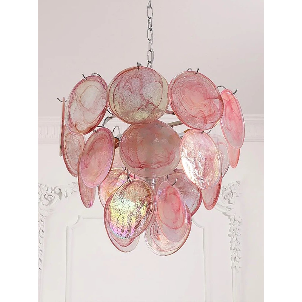 Italian Red Cloud Glass Pendant Lights Designer Ceiling Lamp For Dining Room Home Interior 5