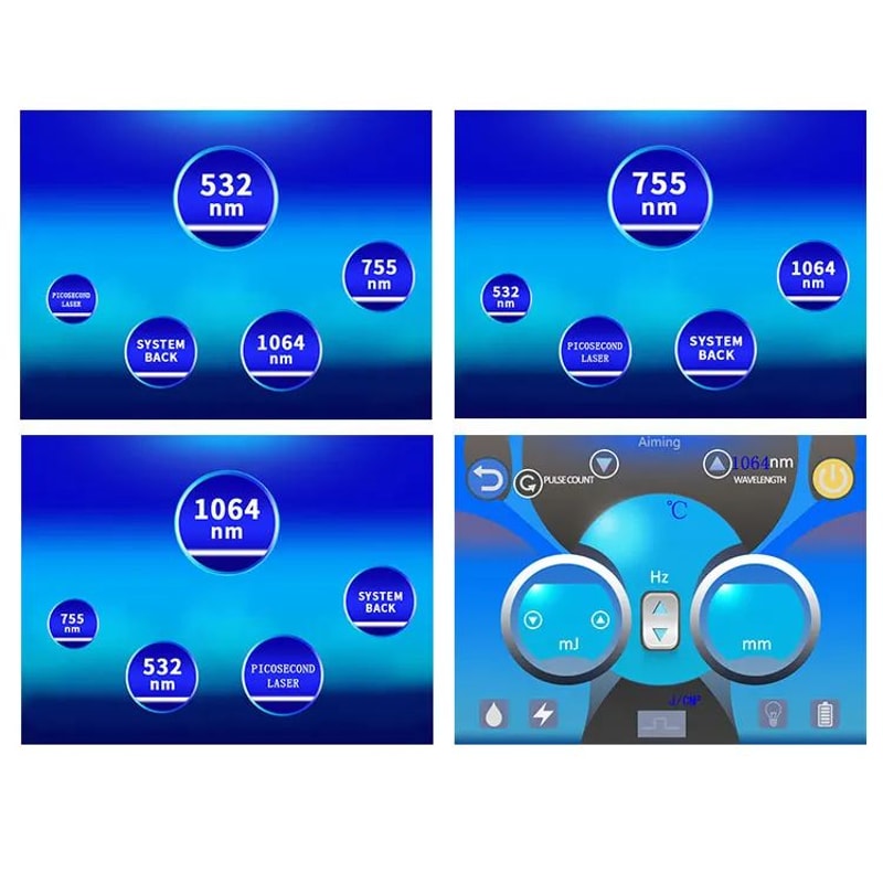 Advanced MultiWavelength Picosecond Laser Tattoo Removal Skin Rejuvenation System 4