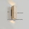 Natural Elegance Travertine Wood LED Wall Lamp Nordic Modern LED Wall Light Travertine Wall Sconc 11