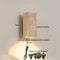 Natural Elegance Travertine Wood LED Wall Lamp Nordic Modern LED Wall Light Travertine Wall Sconc 12