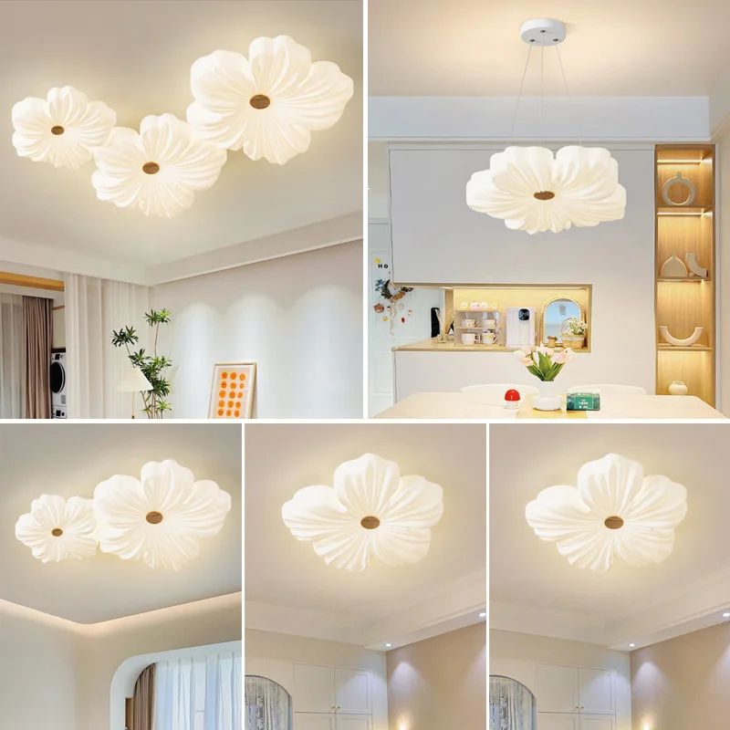 Nordic Blossom LED Ceiling Light Modern LED Ceiling Light For Living Room Bedroom 5
