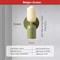 Modern Colorblock Iron Wall Sconce Bedside Lamp Red Green Accent Wall Light 12