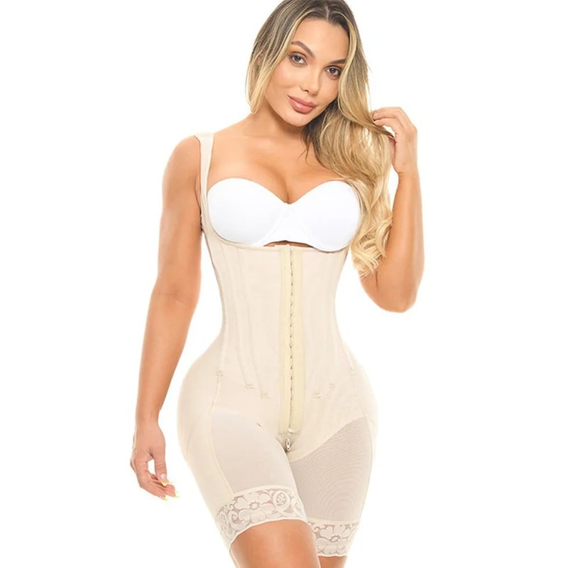 Colombian HighCompression Shapewear Waist Trainer Butt Lifter Bodysuit 3