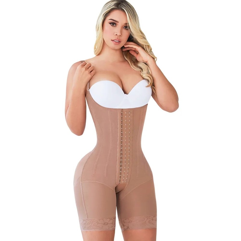 Colombian HighCompression Shapewear Waist Trainer Butt Lifter Bodysuit 5