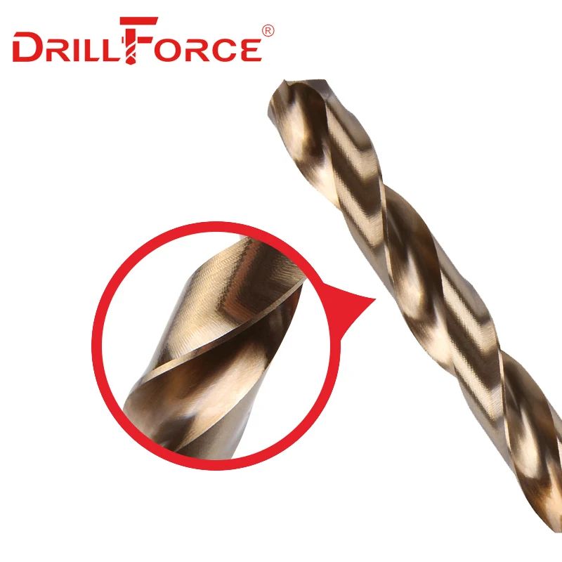 Premium Cobalt Industrial Drill Bit 6 Mm To 40 Mm HSSCO Taper Shank 5