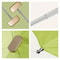 Compact Travel Shield Mini Umbrella Portable Pocket Umbrella With UV Protection Rain Defense 4