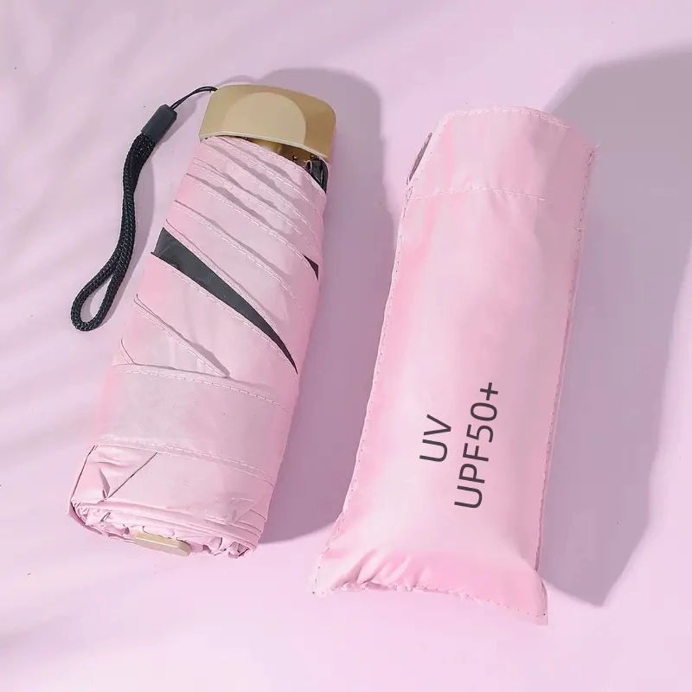 Compact Travel Shield Mini Umbrella Portable Pocket Umbrella With UV Protection Rain Defense 11