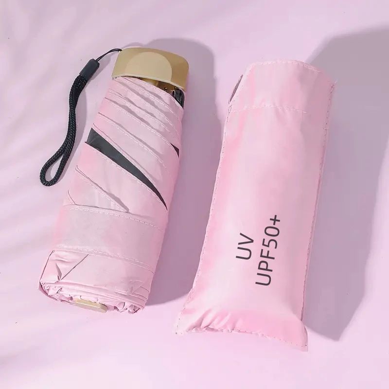Compact Travel Shield Mini Umbrella Portable Pocket Umbrella With UV Protection Rain Defense 11