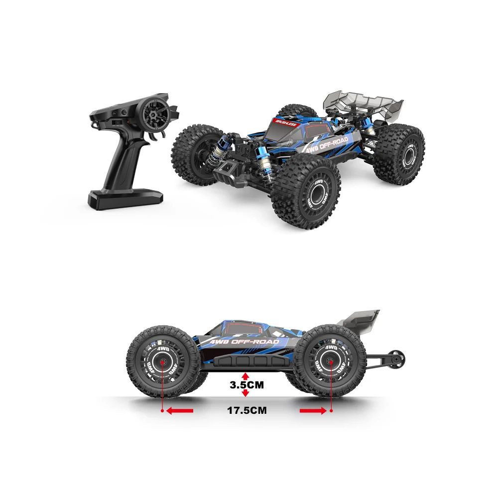Hyper GO 116 Scale Brushless RC Car HighSpeed 4WD OffRoad Racing Truck 1