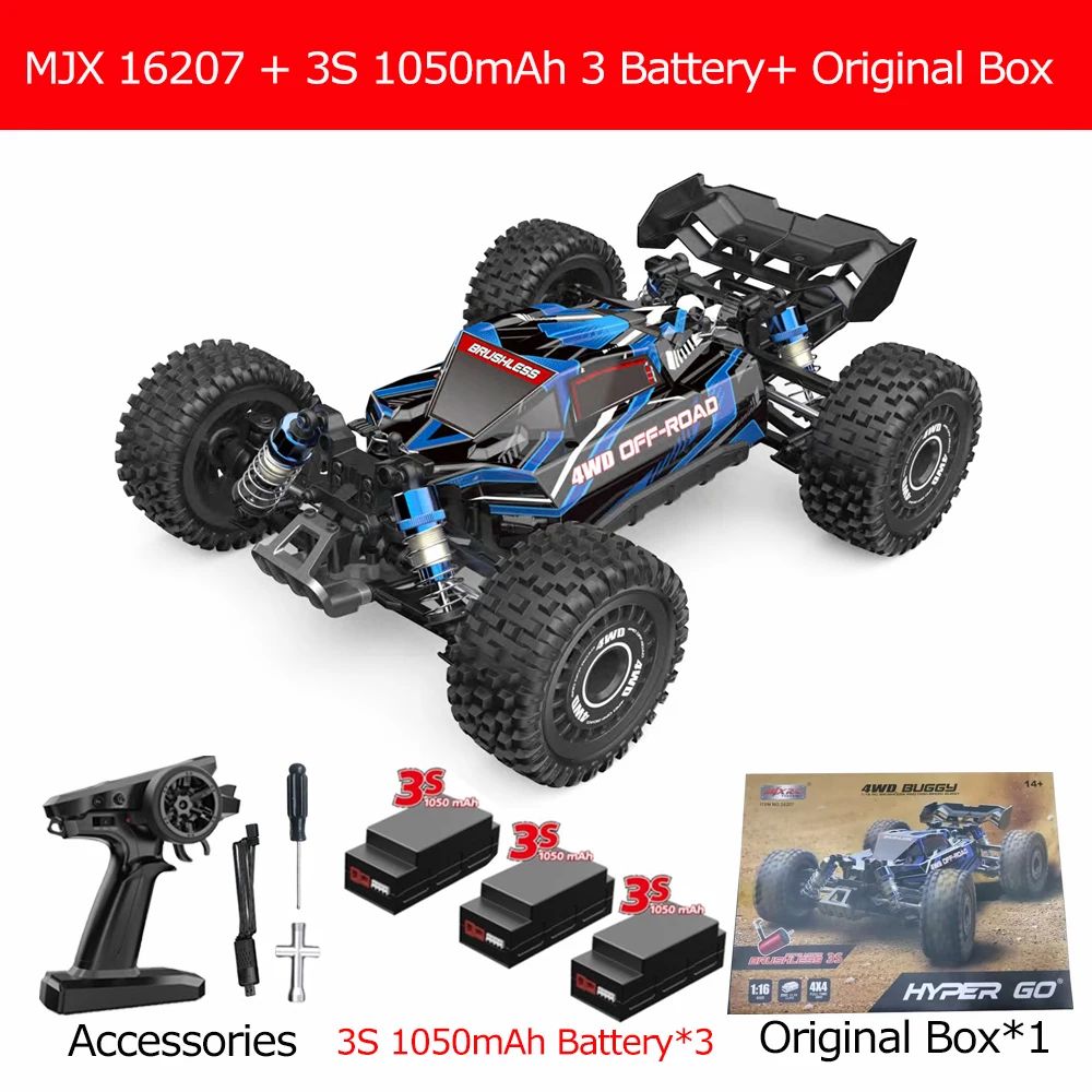 Hyper GO 116 Scale Brushless RC Car HighSpeed 4WD OffRoad Racing Truck 7