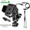 Ultimate RidePro Motorcycle Phone Mount With Wireless Charger Phone Holder 36W USBC Fast Charge On 12
