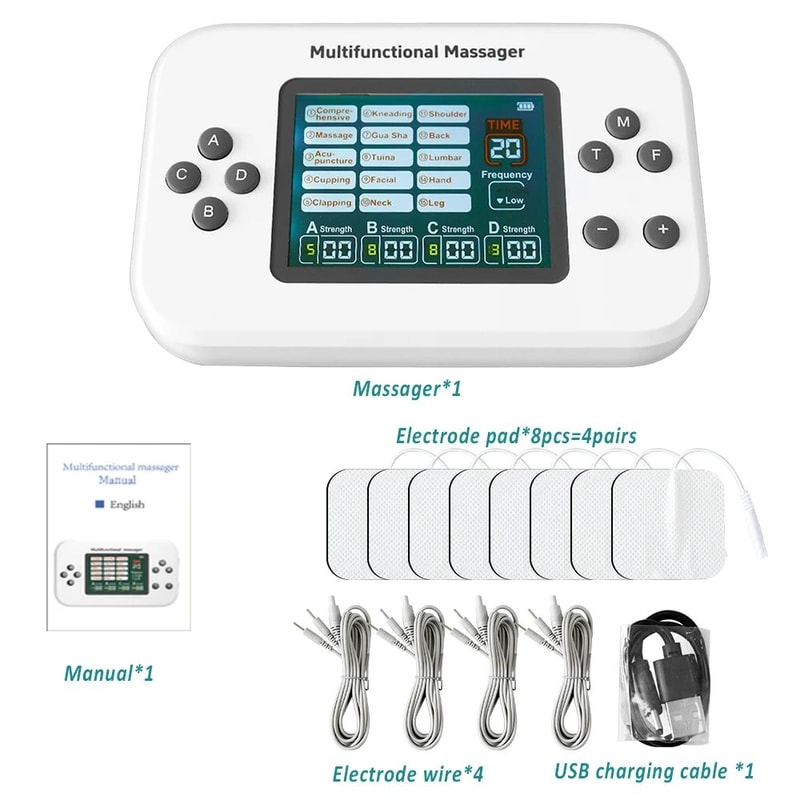 Advanced Pain Relief TENS EMS Muscle Stimulator Electronic Pulse Massager 7