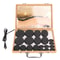 Premium Hot Stone Massage Kit Waterless Heating Spa Stones Set For Deep Relaxation Pain Relief 9