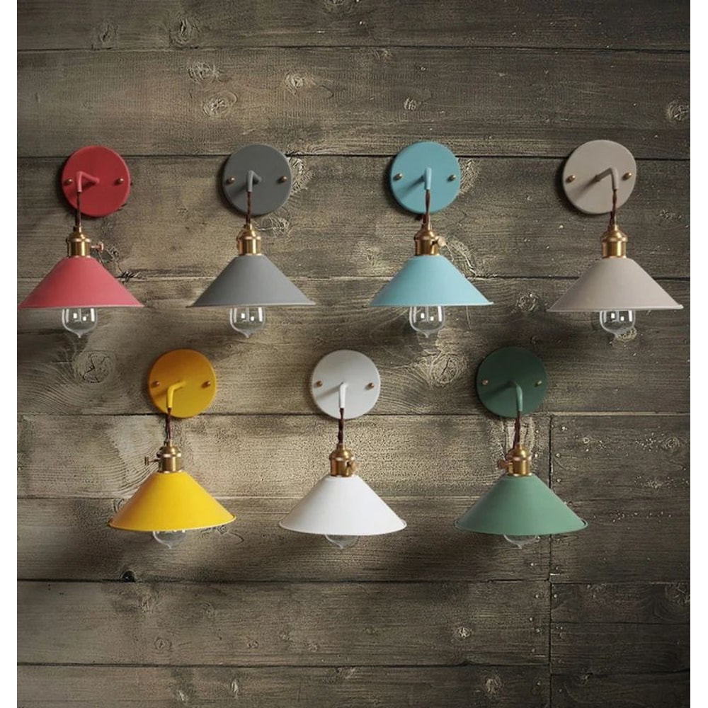 Nordic Macaron LED Wall Lamp Modern LED Wall Lamp For Bedroom Hallway 5