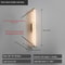 Luxury Spanish Marble LED Wall Sconce Full Copper Modern Snowflake Design 11