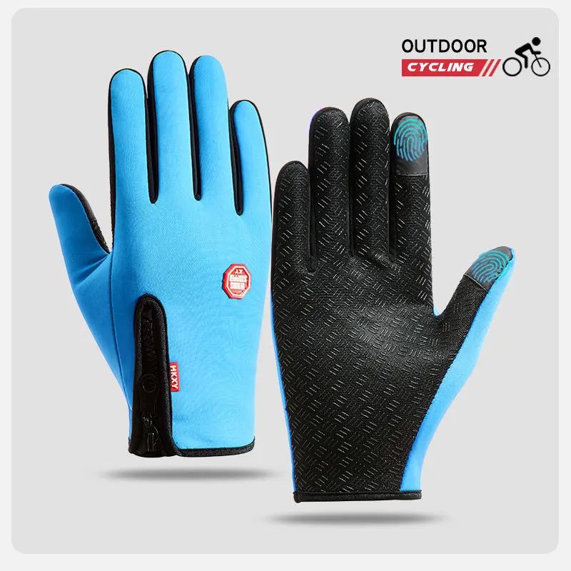 ThermalRide Waterproof Winter Cycling Gloves With Touchscreen NonSlip Grip 8