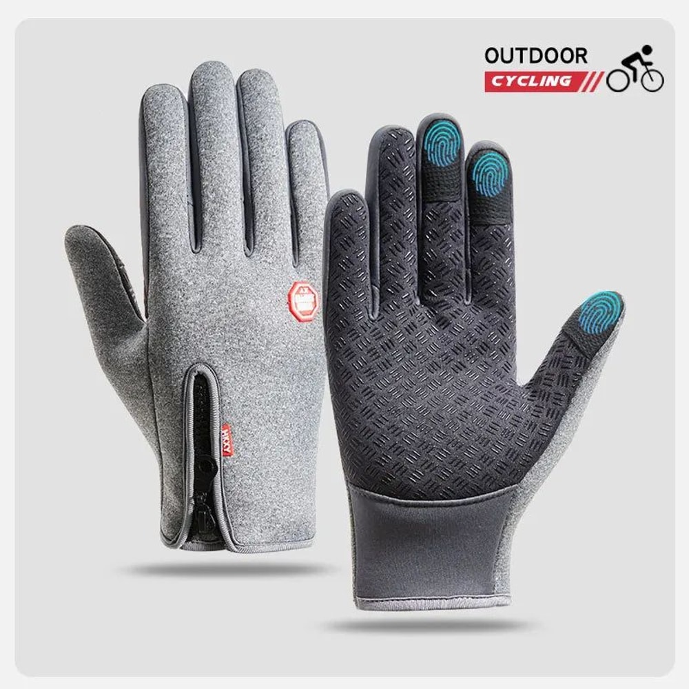 ThermalRide Waterproof Winter Cycling Gloves With Touchscreen NonSlip Grip 11