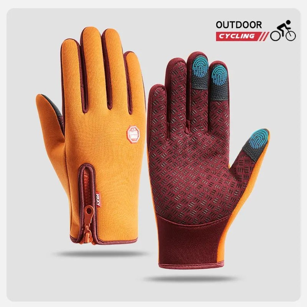 ThermalRide Waterproof Winter Cycling Gloves With Touchscreen NonSlip Grip 13