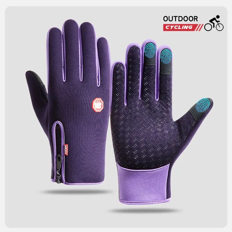 ThermalRide Waterproof Winter Cycling Gloves With Touchscreen NonSlip Grip 14